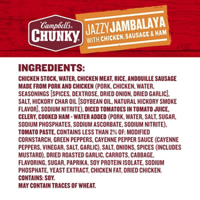 Campbell's Chunky Jambalaya With Chicken - Sausage and Ham - 18.6 Oz - Image 5