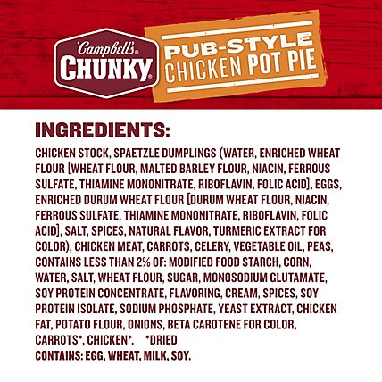Campbells Chunky Soup Pub-Style Chicken Pot Pie - 18.8 Oz - Image 6