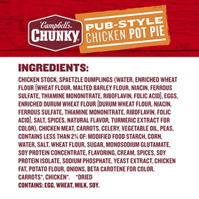 Campbell's Chunky Pub-Style Chicken Pot Pie Soup - 18.8 Oz - Image 5