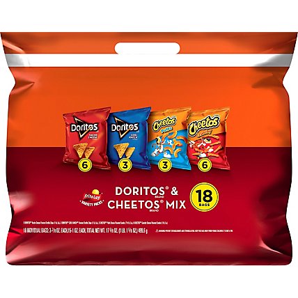 Frito Lay Snacks Doritos & Cheetos Mix Bag - 18-1 Oz - Image 1