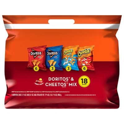 Frito Lay Snacks Doritos & Cheetos Mix Bag - 18-1 Oz