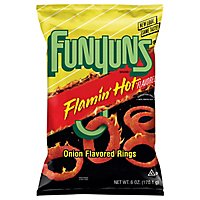 Funyuns Onion Flavored Rings Flamin Hot - 6 Oz - Image 2