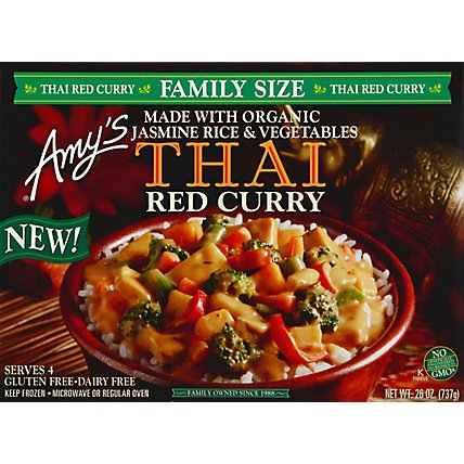 Amys Family Size Thai Red Curry - 26 Oz - Image 2
