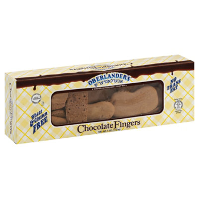 Oberlander Chocolate Finger Cookies 4 Oz Pavilions