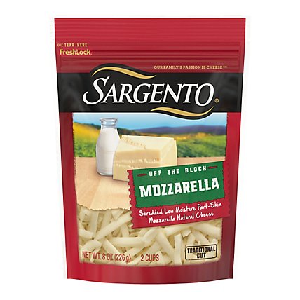 Sargento Off the Block Cheese Shredded Mozzarella - 8 Oz - Image 3