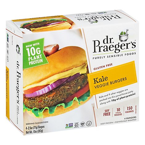 Dr. Praegers Veggie Burgers Glute - Online Groceries | Vons