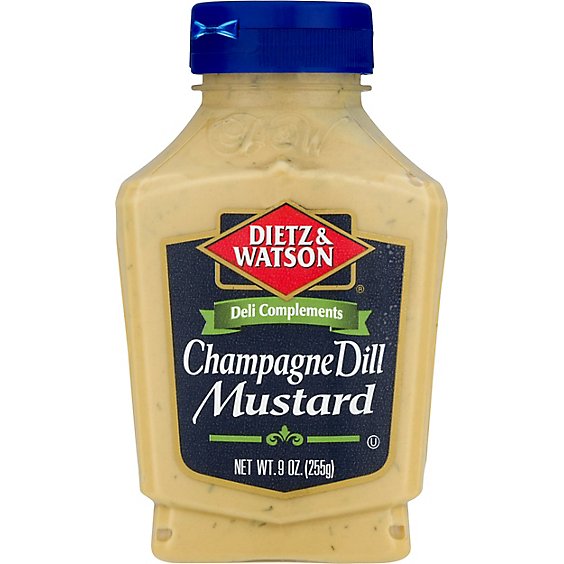 Dietz & Watson Deli Complements Mustard Champagne Dill - 9 Oz