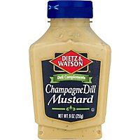 Dietz & Watson Deli Complements Mustard Champagne Dill - 9 Oz - Image 1