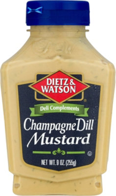 Dietz & Watson Deli Complements Mustard Champagne Dill - 9 Oz