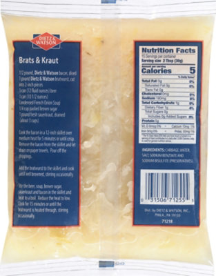 Dietz & Watson Old Fashioned Barrel Sauerkraut - 9 Oz - Image 5