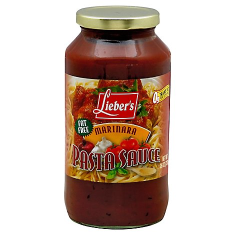 Liebers Marinara Fat Free Pasta Sauce - 26 Oz