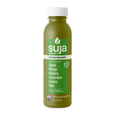 Suja Organic Green Delight Cold Pressed Juice Drink Bottle - 12 Fl. Oz.