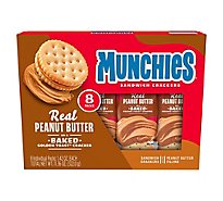Munchies Crackers Sandwich Peanut Butter Toast Crackers - 8-1.42 Oz