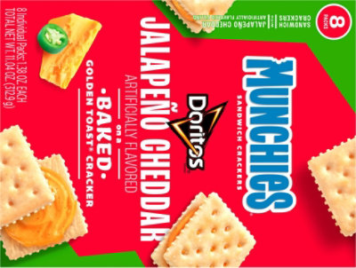 MUNCHIES Crackers Sandwich Jalapeno Cheddar - 8-1.38 Oz - Image 6