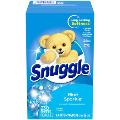 Snuggle Blue Sparkle Fabric Softener Dryer Sheets - 230 Count - Image 2