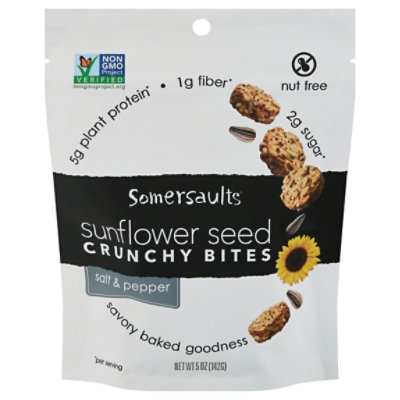 Somersaults Sunflower Seed Snack Salty Pepper - 6 Oz - Image 3