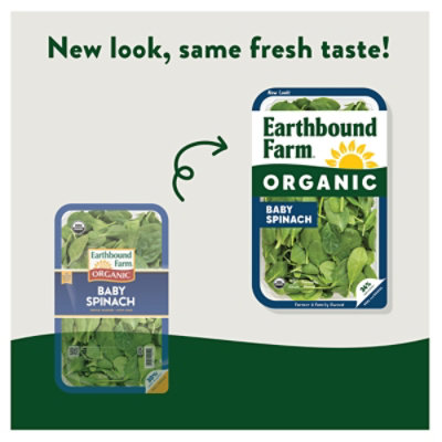 Earthbound Farm Organic Baby Spinach Tray - 16 Oz - Image 2