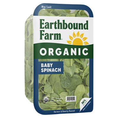 Earthbound Farm Organic Baby Spinach Tray - 16 Oz - Image 1