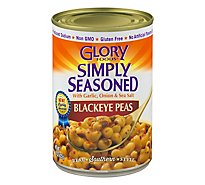 Glory Foods Sensibly Seasoned Lower Sodium Blackeye Peas - 15 Oz
