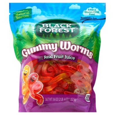 Black Forest Gummy Worms - 2.25 Lb - Image 1