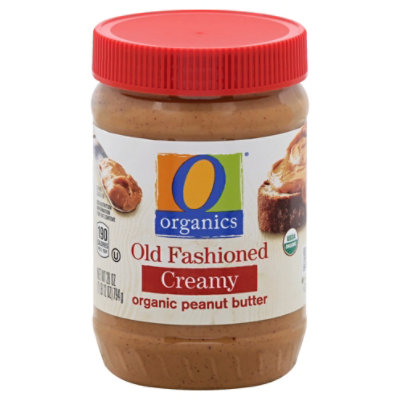 O Organics Organic Peanut Butter Spread Old Fashioned Creamy - 28 Oz