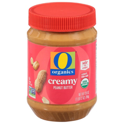 O Organics Organic Peanut Butter Spread Old Fashioned Creamy - 28 Oz - Image 2