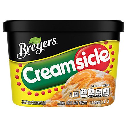 Breyers Ice Cream Creamsicle Orange - 48 Oz - Image 2