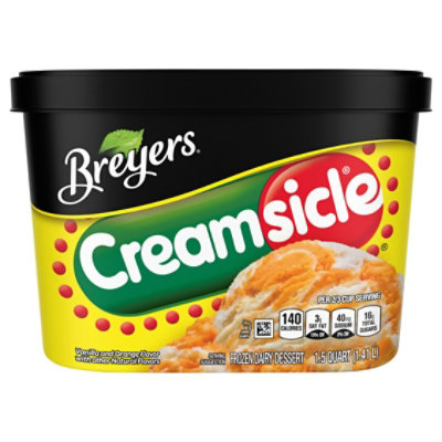 Breyers Ice Cream Creamsicle Orange - 48 Oz