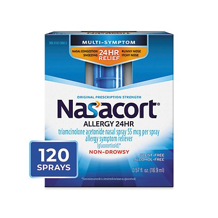 Nasacort Allergy 120 Sprays - .57 Fl. Oz. - Image 1
