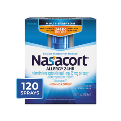 Nasacort Allergy 120 Sprays - .57 Fl. Oz.