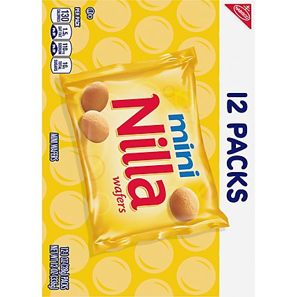 Nilla Mini Vanilla Wafer Cookies Snack Packs - 12-1 Oz - Image 6