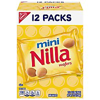 Nilla Mini Vanilla Wafer Cookies Snack Packs - 12-1 Oz - Image 1