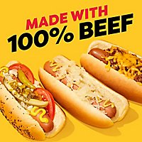 Oscar Mayer Jumbo Angus Beef Uncured Beef Franks Hot Dogs Pack - 8 Count - Image 3