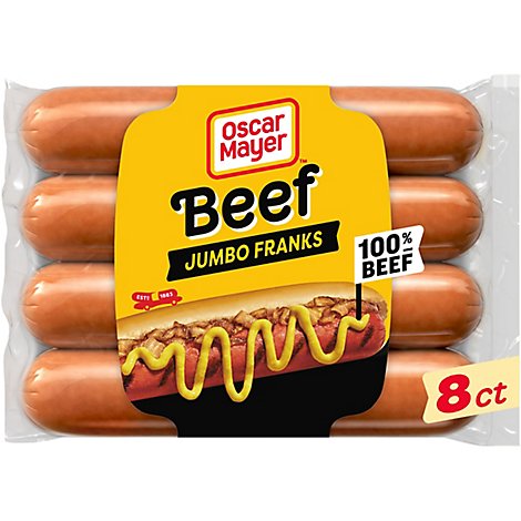 Oscar Mayer Beef Franks Angus Jumbo - 15 Oz