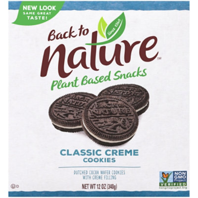 back to NATURE Cookies Classic Creme - 12 Oz - Image 2