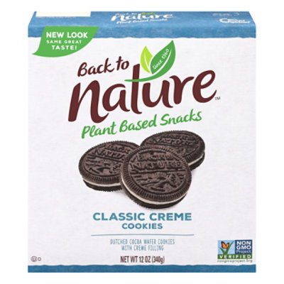 back to NATURE Cookies Classic Creme - 12 Oz - Image 1