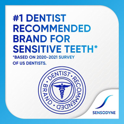 Sensodyne Toothpaste Maximum Strength With Fluoride Extra Whitening Twin Value Pack - 2-4 Oz - Image 3