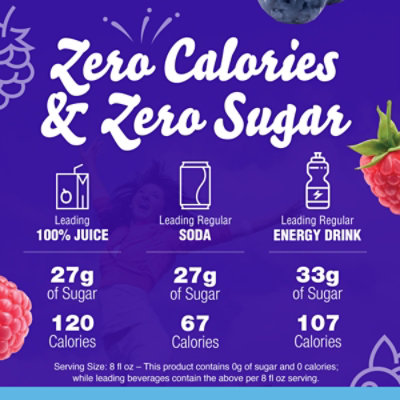 Crystal Light Liquid Blueberry Raspberry Naturally Flavored Drink Mix - 1.62 Fl. Oz. - Image 2