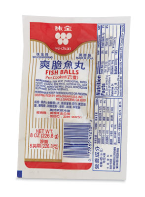 Wei-Chuan Fish Ball - 8 Oz