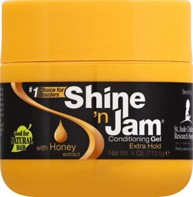 Ampro Shine N Jam Conditioning Gel Extra Hold - 4 Oz - Image 2