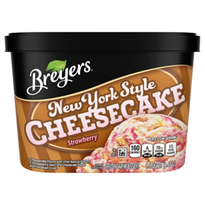 Breyers Ice Cream New York Style Cheesecake Strawberry - 48 Oz - Image 3