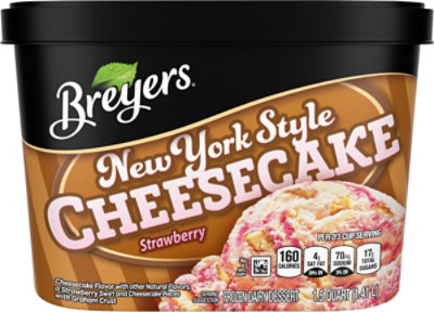 Breyers Ice Cream New York Style Cheesecake Strawberry - 48 Oz - Image 5