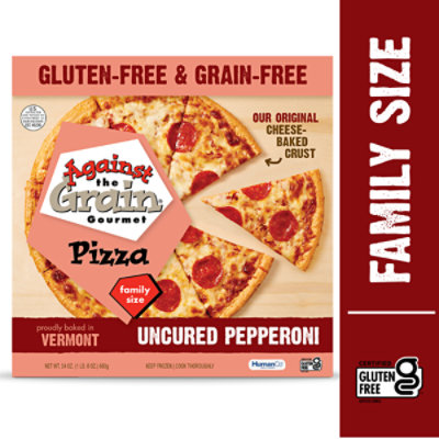 Against The Grain Gourmet Pizza Pepperoni Pizza Gluten Free Frozen - 24 Oz - Image 3