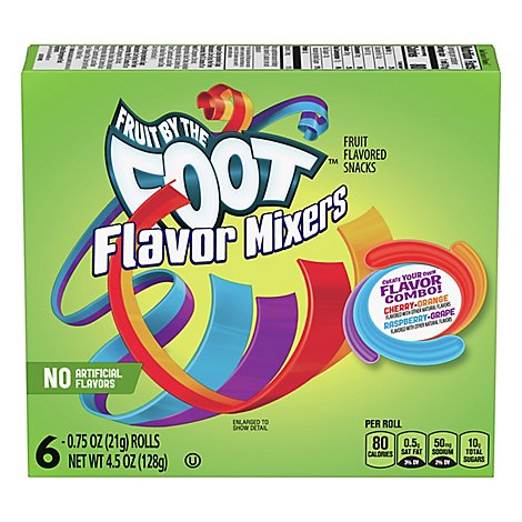 Betty Crocker Fruit Flavored Snacks Fruit By The Foot Flavor Mixers - 6-0.75 Oz