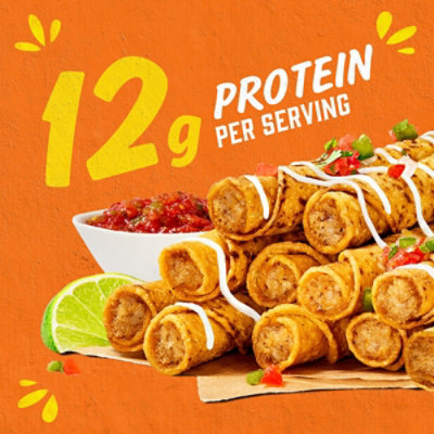 Delimex White Meat Chicken Taquitos Frozen Snacks - 23 Count - Image 3