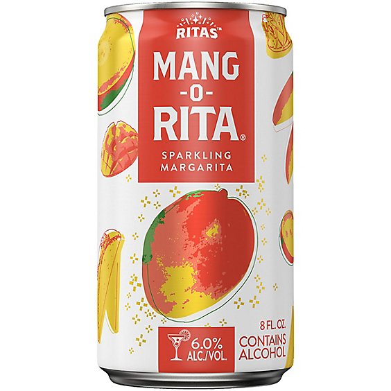 Ritas Mang O Rita Mango Malt Beverage 6.0% Alc./Vol. Can - 8 Fl. Oz.