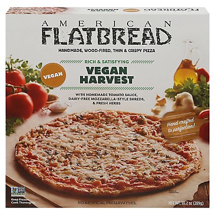 American Flatbread Pizza Vegan Harvest Frozen - 10.2 Oz - Image 2