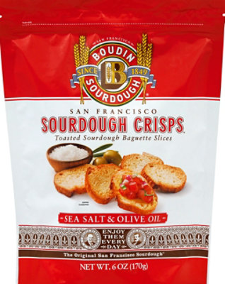 Boudin Sea Salt & Olive Oil Sourdough Crisps - 6 Oz - Image 2