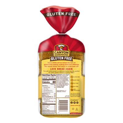Canyon Bakehouse Mountain White Gluten Free 100% Whole Grain Bread Frozen - 18 Oz - Image 7