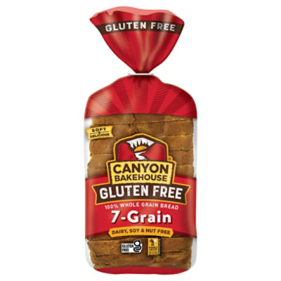 Canyon Bakehouse 7-Grain Gluten Free 100% Whole Grain Sandwich Bread Frozen - 18 Oz